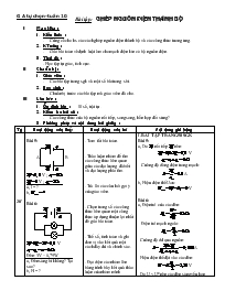 Giáo án Tự chọn môn Vật lý 11 - Bài tập: Ghép nguồn điện thành bộ