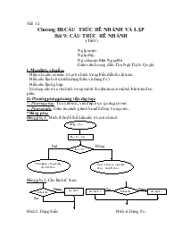 Giáo án Tin học 11 - Bài 9: Cấu trúc rẽ nhánh (tiết 1) - Mai Ngọc Hà