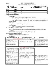 Giáo án Tin học 11 - Tiết 27: Bài tập thực hành 6 mẫu hỏi trên một bảng