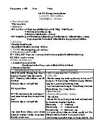 Giáo án môn Ngữ văn 11 - Tiết 89 - Hướng dẫn đọc thêm (Lai Tân) - Hồ Chí Minh nhớ đång – Tố Hữu