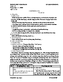 Giáo án Ngữ văn 11 tiết 51, 52: Chí phèo (tt) Nam Cao