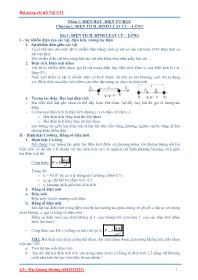 Bài giảng chi tiết Vật lí 11