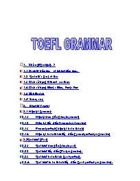 Bài ôn tập Tiếng Anh 12 - Toefl grammar