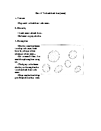 Giáo án môn Tạo hình - Bài 14: Vẽ bánh hình tròn (mẫu)