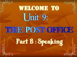 Thiết kế bài dạy môn Tiếng Anh 11 - Unit 9: Speaking